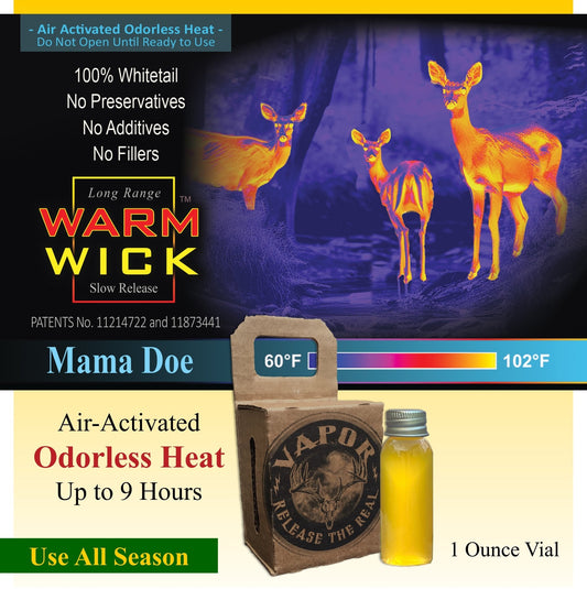 Mama Doe Urine - WARM WICK - HEATWAVE Hunting